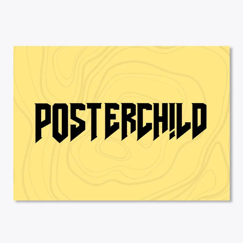 Maxed Topographic Poster Child Sticker